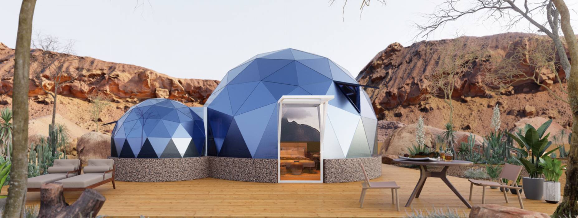 金溪县球形智能光伏玻璃星空房